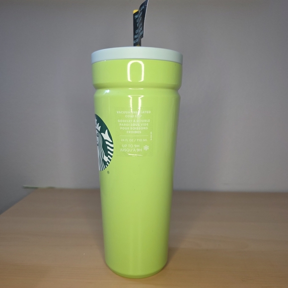 Starbucks Lime Green Tumbler 24 Oz - Picture 2 of 4